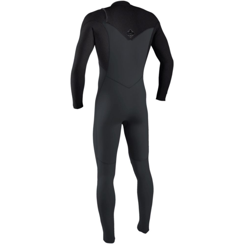 2026 O'Neill Hommes Hyperfreak 4/3mm+ Chest Zip Combinaison N&eacute;opr&egrave;ne 5344 - Tempered Steel / Graphite